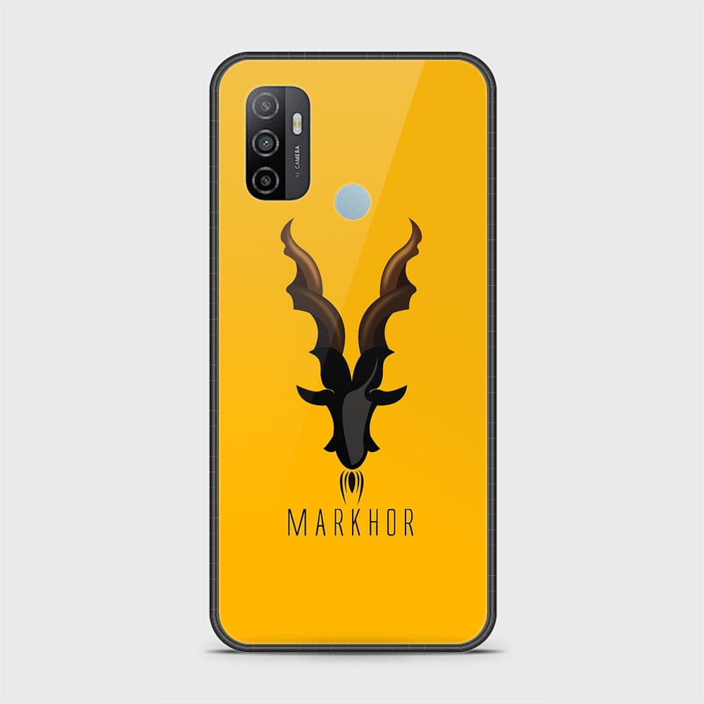 Oppo A53s Cover - Markhor Series - HQ Ultra Shine Premium Infinity Glass Soft Silicon Borders Case
