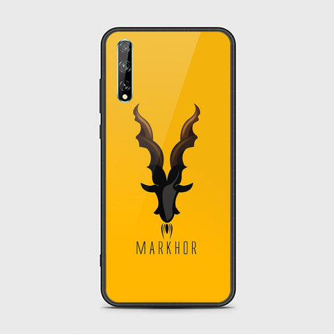 Huawei Y8p Cover - Markhor Series - HQ Ultra Shine Premium Infinity Glass Soft Silicon Borders Case