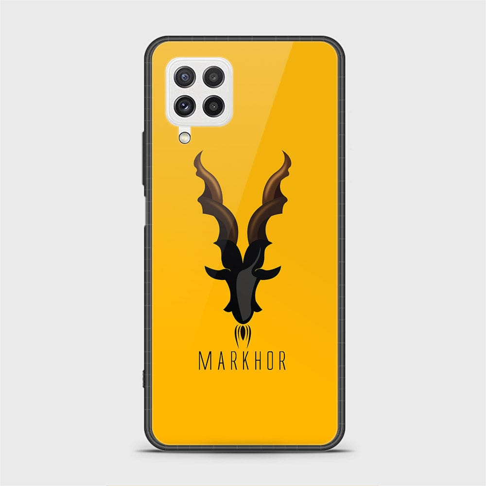 Samsung Galaxy A22 Cover - Markhor Series - HQ Ultra Shine Premium Infinity Glass Soft Silicon Borders Case