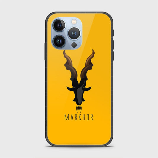 iPhone 13 Pro Cover - Markhor Series - HQ Ultra Shine Premium Infinity Glass Soft Silicon Borders Case