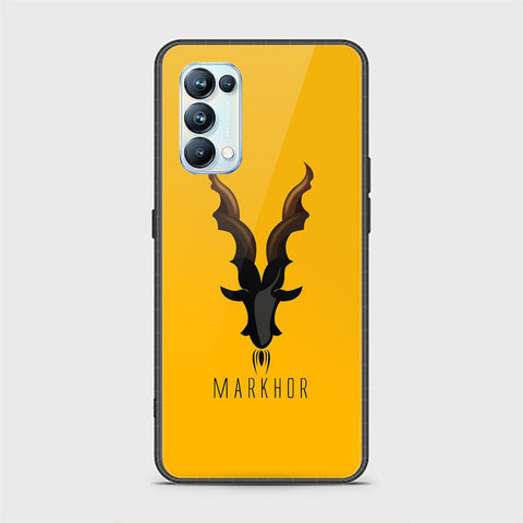 Oppo Reno 5 Pro 5G Cover - Markhor Series - D96 - HQ Ultra Shine Premium Infinity Glass Soft Silicon Borders Case ( Fast Delivery )