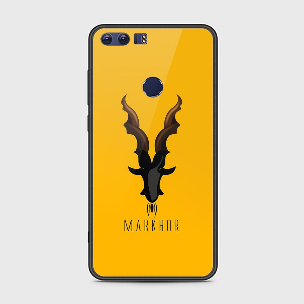 Huawei Honor 8 Cover - Markhor Series - HQ Ultra Shine Premium Infinity Glass Soft Silicon Borders Case