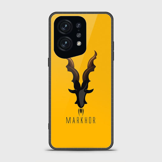 Oppo Find X5 Cover - Markhor Series - HQ Ultra Shine Premium Infinity Glass Soft Silicon Borders Case