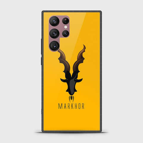 Samsung Galaxy S22 Ultra 5G Cover - Markhor Series - HQ Ultra Shine Premium Infinity Glass Soft Silicon Borders Case