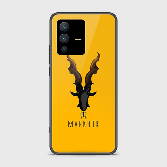 Vivo V23 5G Cover - Markhor Series - HQ Ultra Shine Premium Infinity Glass Soft Silicon Borders Case