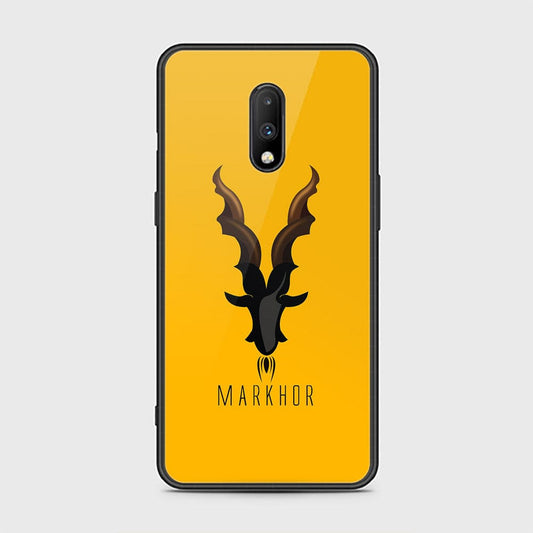 OnePlus 7 Cover - Markhor Series - HQ Ultra Shine Premium Infinity Glass Soft Silicon Borders Case