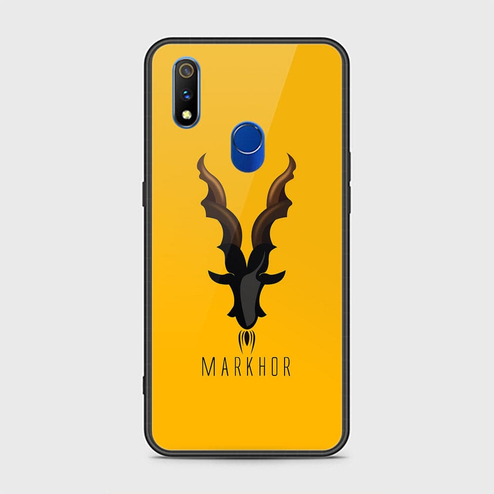 Realme 3 Pro Cover - Markhor Series - HQ Ultra Shine Premium Infinity Glass Soft Silicon Borders Case