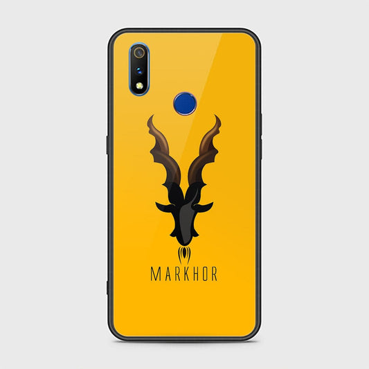 Realme 3i Cover - Markhor Series - HQ Ultra Shine Premium Infinity Glass Soft Silicon Borders Case