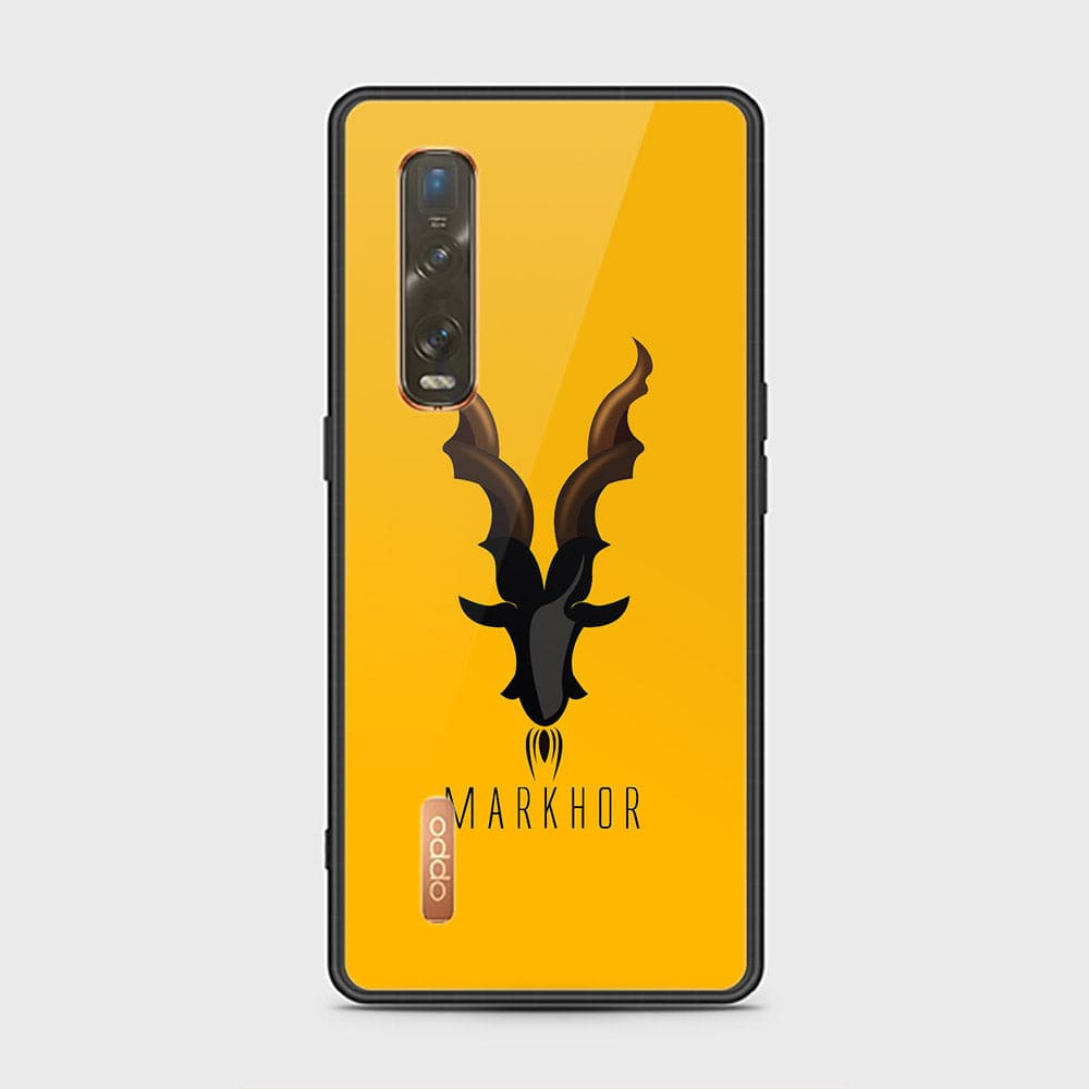 Oppo Find X2 Pro Cover - Markhor Series - HQ Ultra Shine Premium Infinity Glass Soft Silicon Borders Case