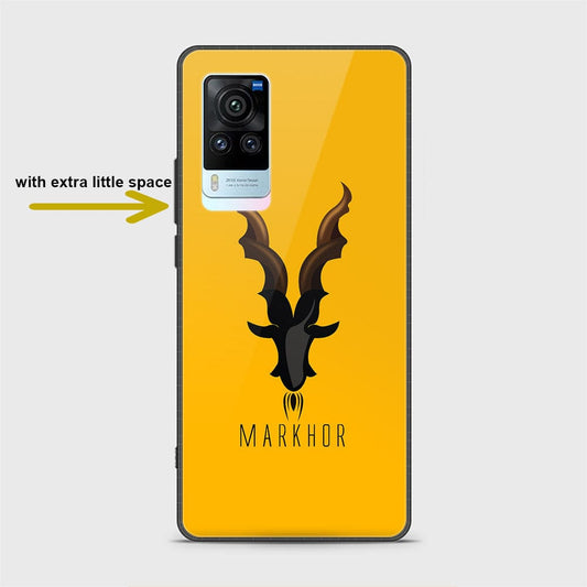 Vivo X60 Pro Cover - Markhor Series - HQ Ultra Shine Premium Infinity Glass Soft Silicon Borders Case