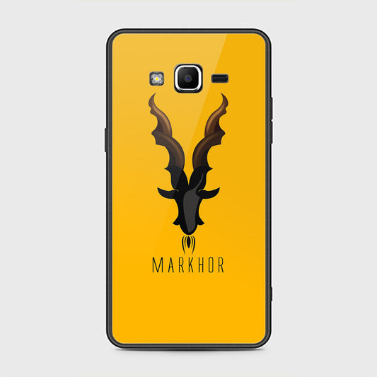 Samsung Galaxy Grand Prime Cover- Markhor Series - HQ Ultra Shine Premium Infinity Glass Soft Silicon Borders Case