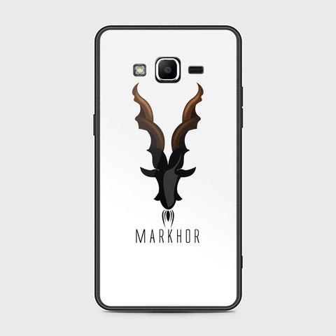 Samsung Galaxy Grand Prime Cover- Markhor Series - HQ Ultra Shine Premium Infinity Glass Soft Silicon Borders Case