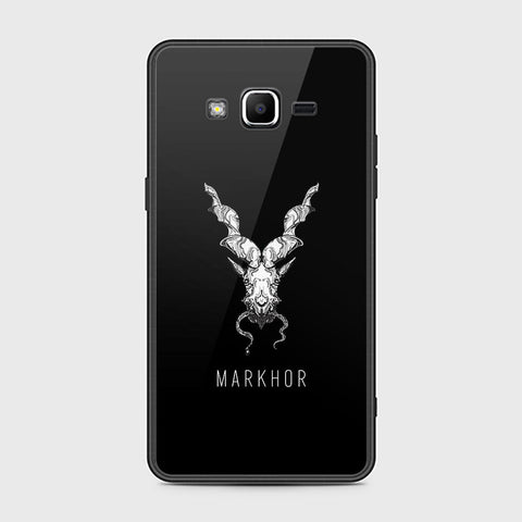 Samsung Galaxy Grand Prime Cover- Markhor Series - HQ Ultra Shine Premium Infinity Glass Soft Silicon Borders Case
