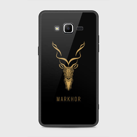 Samsung Galaxy Grand Prime Cover- Markhor Series - HQ Ultra Shine Premium Infinity Glass Soft Silicon Borders Case