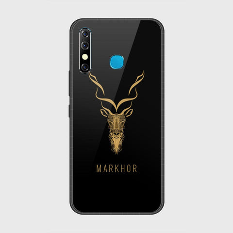 Infinix Hot 8 Cover- Markhor Series - HQ Ultra Shine Premium Infinity Glass Soft Silicon Borders Case