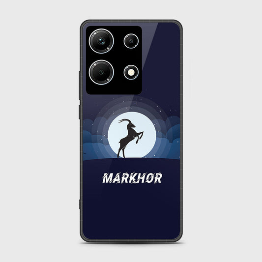 Infinix Note 30 Cover- Markhor Series - HQ Ultra Shine Premium Infinity Glass Soft Silicon Borders Case (Fast Delivery)(A)
