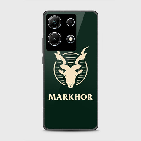 Infinix Note 30 Cover- Markhor Series - HQ Ultra Shine Premium Infinity Glass Soft Silicon Borders Case