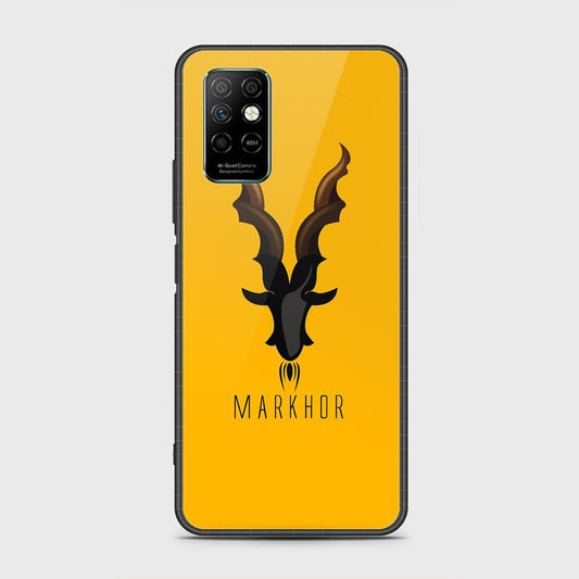 Infinix Note 8i Cover- Markhor Series - HQ Ultra Shine Premium Infinity Glass Soft Silicon Borders Case