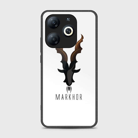 Tecno Pop 8 Cover- Markhor Series - HQ Ultra Shine Premium Infinity Glass Soft Silicon Borders Case