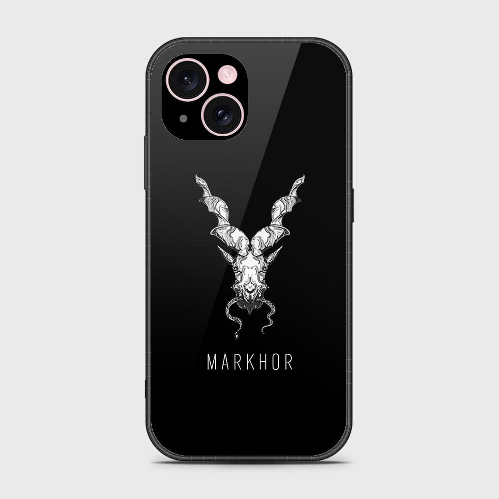 iPhone 15 Cover- Markhor Series - HQ Ultra Shine Premium Infinity Glass Soft Silicon Borders Case (Fast Delivery) (H)