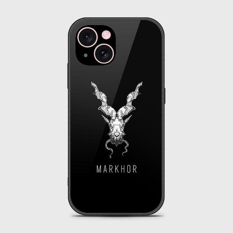 iPhone 15 Plus Cover- Markhor Series - HQ Ultra Shine Premium Infinity Glass Soft Silicon Borders Case