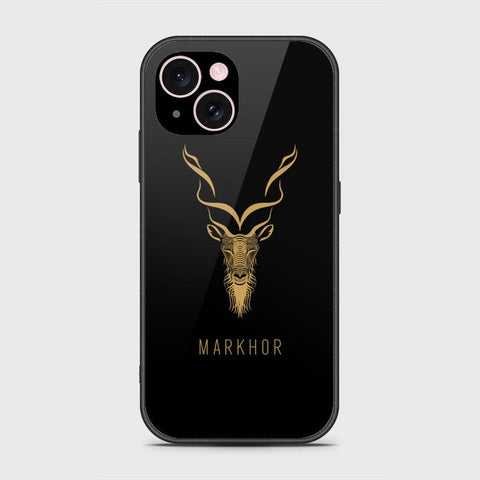 iPhone 15 Plus Cover- Markhor Series - HQ Ultra Shine Premium Infinity Glass Soft Silicon Borders Case