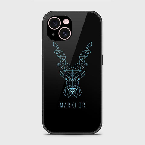 iPhone 15 Plus Cover- Markhor Series - HQ Ultra Shine Premium Infinity Glass Soft Silicon Borders Case