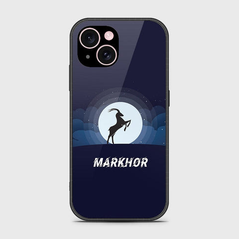 iPhone 15 Plus Cover- Markhor Series - HQ Ultra Shine Premium Infinity Glass Soft Silicon Borders Case