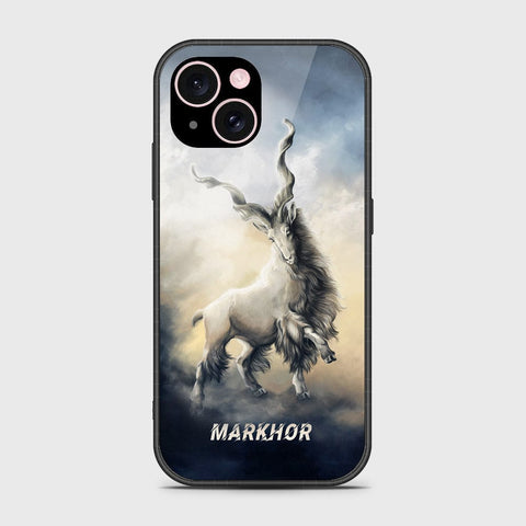 iPhone 15 Plus Cover- Markhor Series - HQ Ultra Shine Premium Infinity Glass Soft Silicon Borders Case