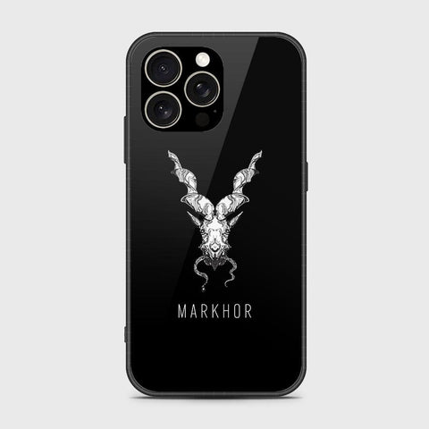 iPhone 15 Pro Max Cover- Markhor Series - HQ Ultra Shine Premium Infinity Glass Soft Silicon Borders Case