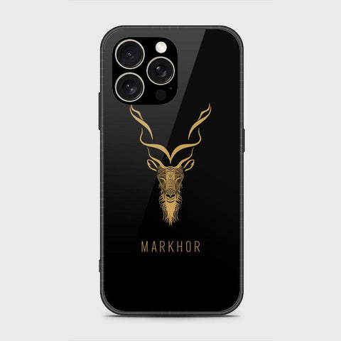 iPhone 15 Pro Cover- Markhor Series - HQ Ultra Shine Premium Infinity Glass Soft Silicon Borders Case