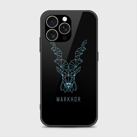 iPhone 15 Pro Max Cover- Markhor Series - HQ Ultra Shine Premium Infinity Glass Soft Silicon Borders Case