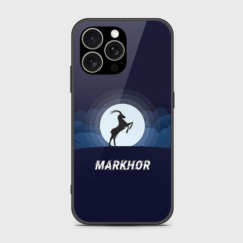 iPhone 15 Pro Max Cover- Markhor Series - HQ Ultra Shine Premium Infinity Glass Soft Silicon Borders Case