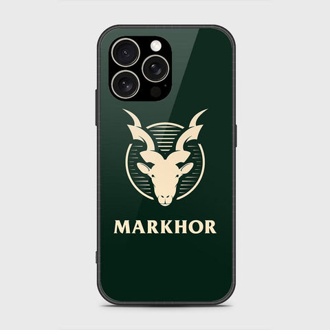 iPhone 15 Pro Max Cover- Markhor Series - HQ Ultra Shine Premium Infinity Glass Soft Silicon Borders Case