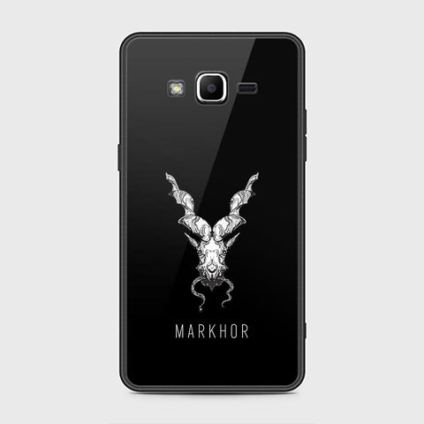 Samsung Galaxy J2 Prime Cover- Markhor Series - HQ Ultra Shine Premium Infinity Glass Soft Silicon Borders Case