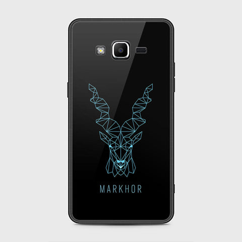 Samsung Galaxy J2 Prime Cover- Markhor Series - HQ Ultra Shine Premium Infinity Glass Soft Silicon Borders Case