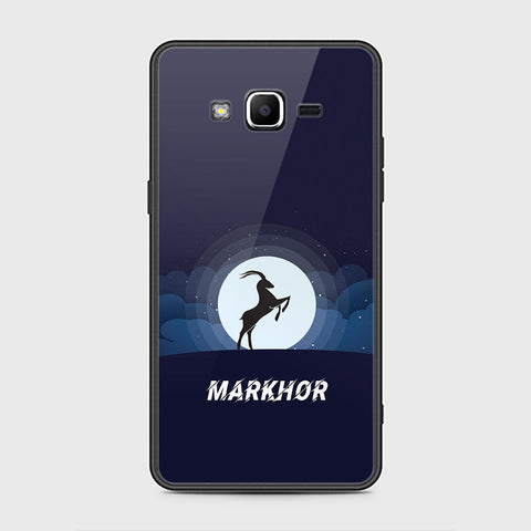 Samsung Galaxy J2 Prime Cover- Markhor Series - HQ Ultra Shine Premium Infinity Glass Soft Silicon Borders Case