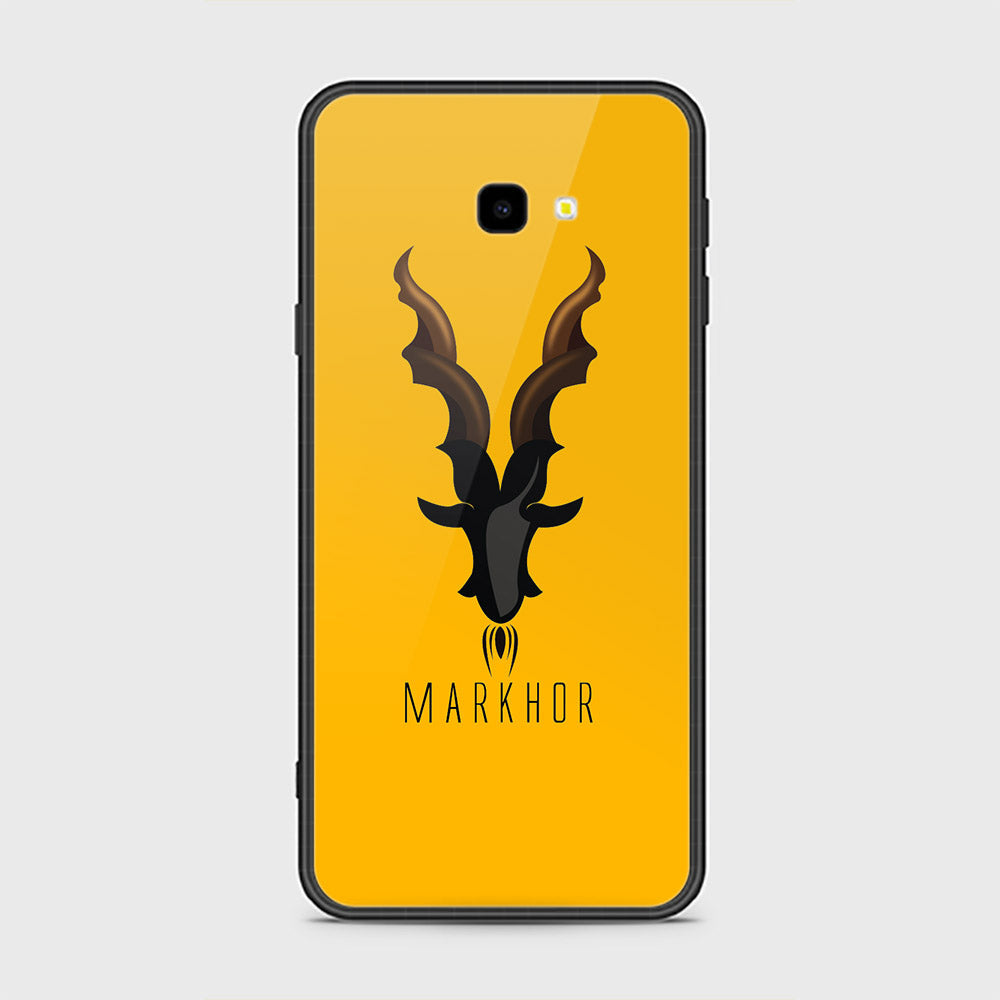 Samsung Galaxy J4 Plus Cover- Markhor Series - HQ Ultra Shine Premium Infinity Glass Soft Silicon Borders Case