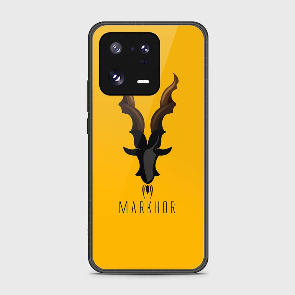Xiaomi 13 Pro Cover- Markhor Series - HQ Ultra Shine Premium Infinity Glass Soft Silicon Borders Case