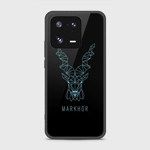 Xiaomi 13 Pro Cover- Markhor Series - HQ Ultra Shine Premium Infinity Glass Soft Silicon Borders Case