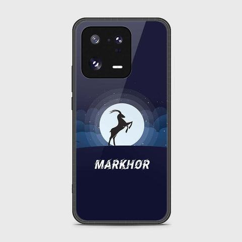 Xiaomi 13 Pro Cover- Markhor Series - HQ Ultra Shine Premium Infinity Glass Soft Silicon Borders Case