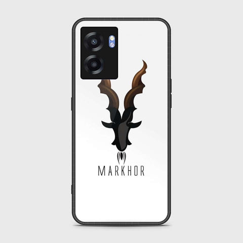 Oppo A56s Cover- Markhor Series - HQ Ultra Shine Premium Infinity Glass Soft Silicon Borders Case