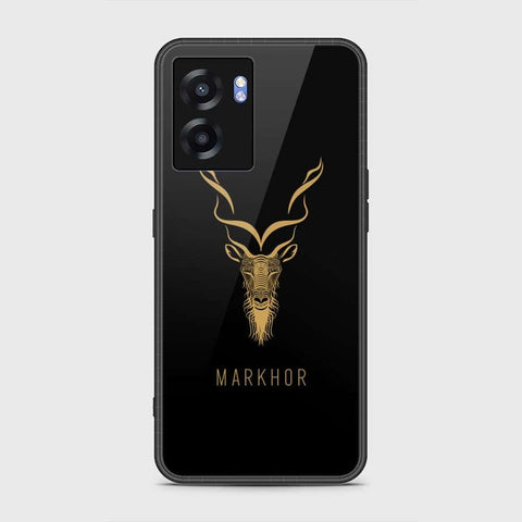 Oppo A77 5G Cover- Markhor Series - HQ Ultra Shine Premium Infinity Glass Soft Silicon Borders Case