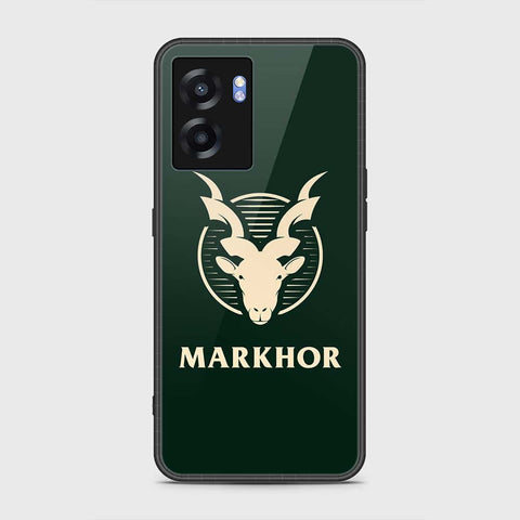 Oppo A56s Cover- Markhor Series - HQ Ultra Shine Premium Infinity Glass Soft Silicon Borders Case