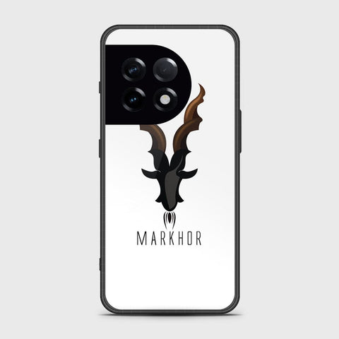 OnePlus 11Cover- Markhor Series - HQ Ultra Shine Premium Infinity Glass Soft Silicon Borders Case