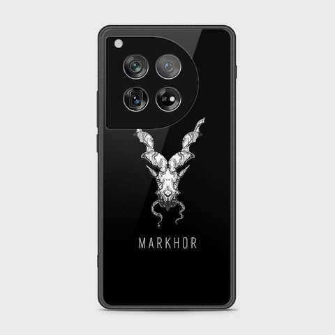 OnePlus 12 Cover- Markhor Series - HQ Ultra Shine Premium Infinity Glass Soft Silicon Borders Case
