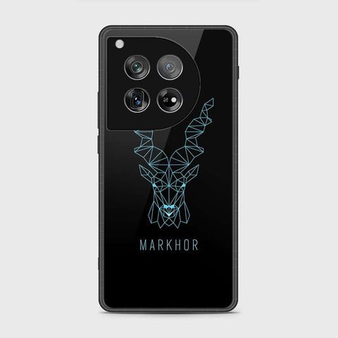 OnePlus 12 Cover- Markhor Series - HQ Ultra Shine Premium Infinity Glass Soft Silicon Borders Case