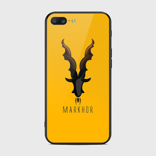 OnePlus 5 Cover- Markhor Series - HQ Ultra Shine Premium Infinity Glass Soft Silicon Borders Case