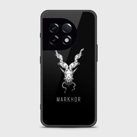 OnePlus 11R Cover- Markhor Series - HQ Ultra Shine Premium Infinity Glass Soft Silicon Borders Case