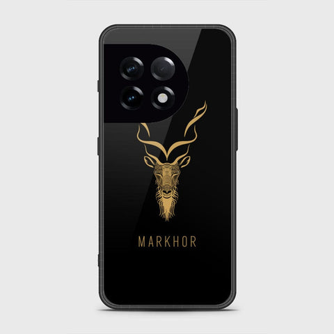 OnePlus 11R Cover- Markhor Series - HQ Ultra Shine Premium Infinity Glass Soft Silicon Borders Case